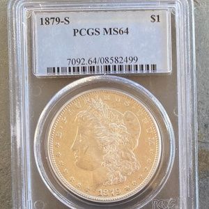 1879-S Morgan Silver Dollar PCGS MS-64